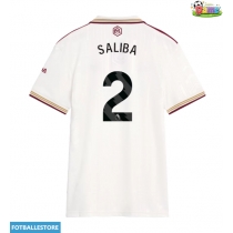 Arsenal William Saliba #2 Tredjedrakt Dame 2025-26 Kortermet